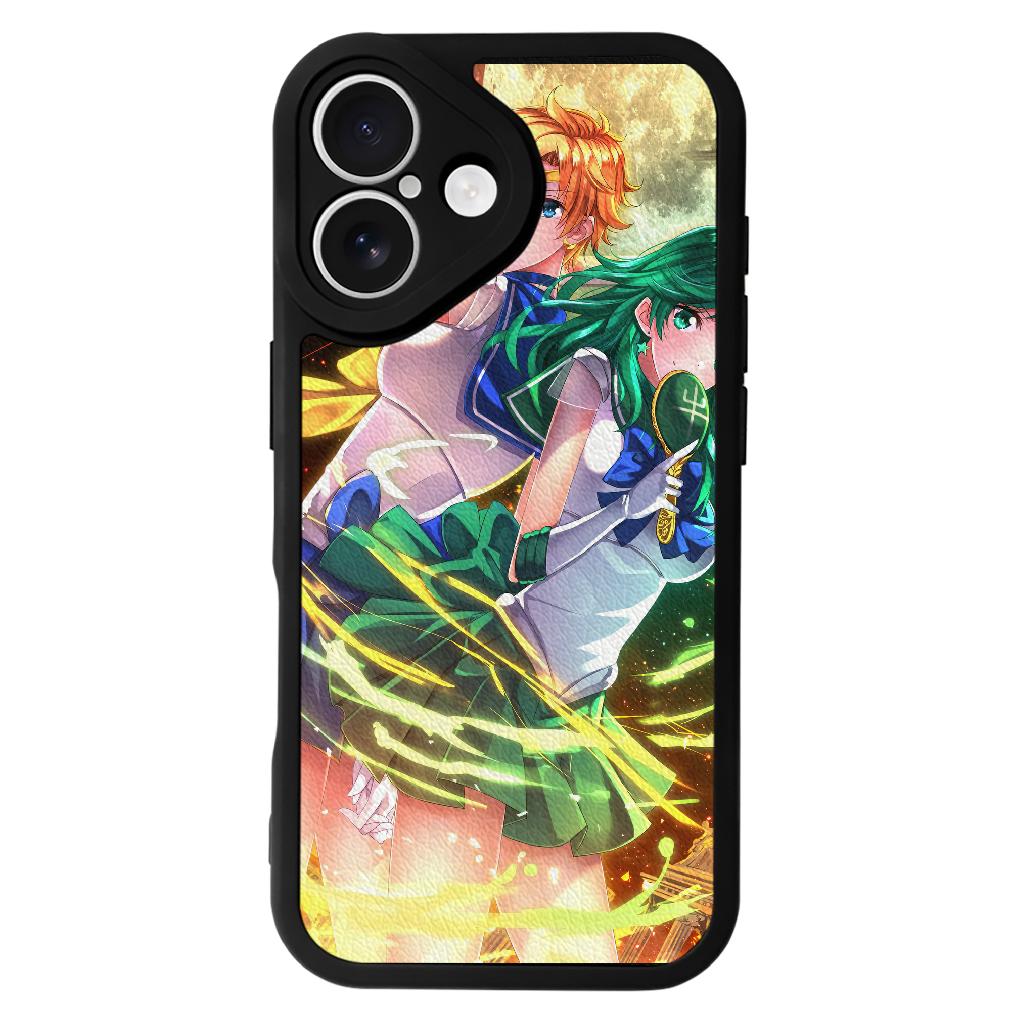 （画像用） 美少女戦士セーラームーン Sailor Moon 【iPhone 16シリーズ対応】シリコンスマホケース（レザー調） 材質：シリコン
